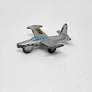 Original Vtg Schuco Piccolo Thunderjet 780 Metal Aircraft Toy West Germany